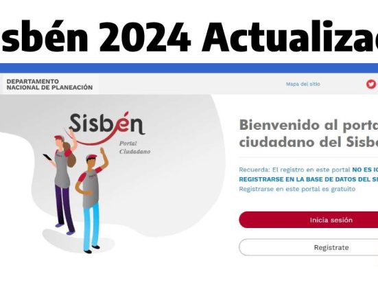 Sisbén 2024 actualizado, capture de la plataforma sisben IV y logotipo de Wintor ABC