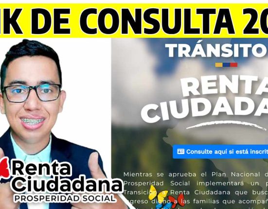 Fondo Web de Tránsito a Renta Ciudadana, Foto Wintor abc, Logo Renta Ciudadana, En palabras link de consulta 2024